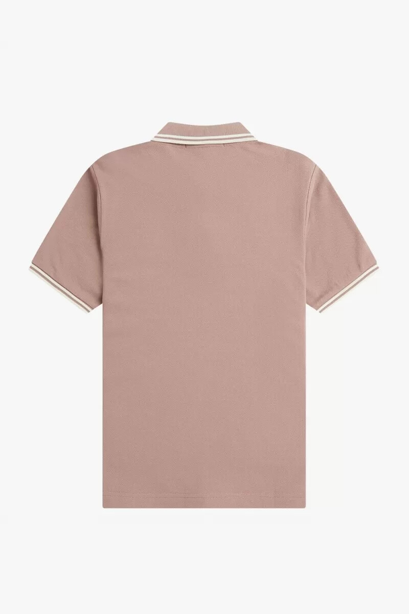 fred perry g3600 damenhemd dunkelrosa beige