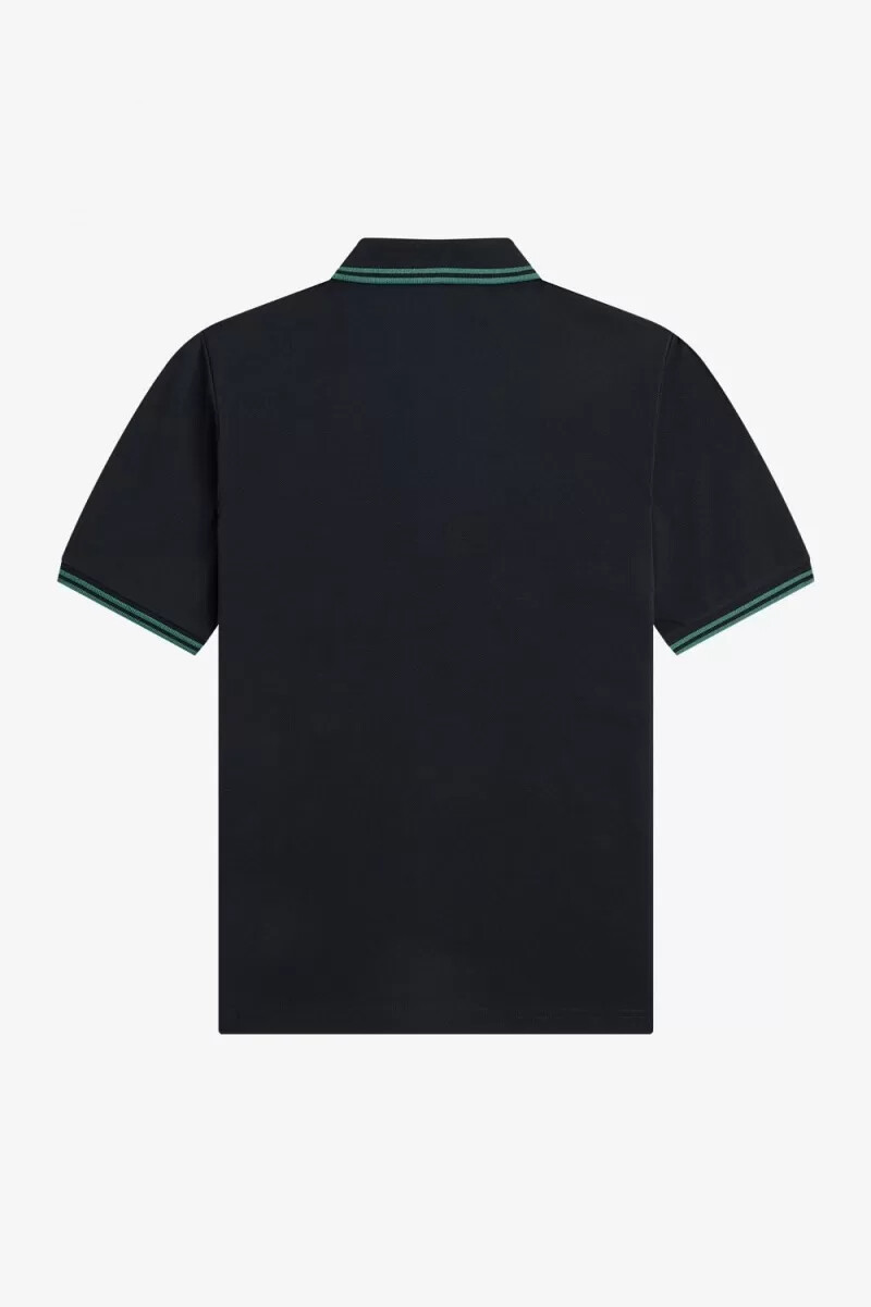 fred perry g3600 damenhemd schwarz tiefmint tiefmint