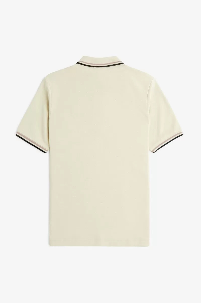 fred perry g3600 damenhemd haferflockenfarben dunkelrosa schwarz