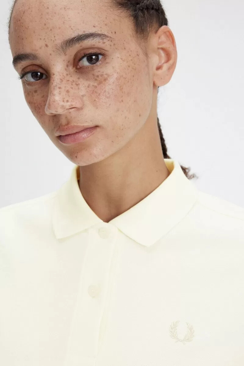 fred perry g6000 damenhemd beige haferflocken