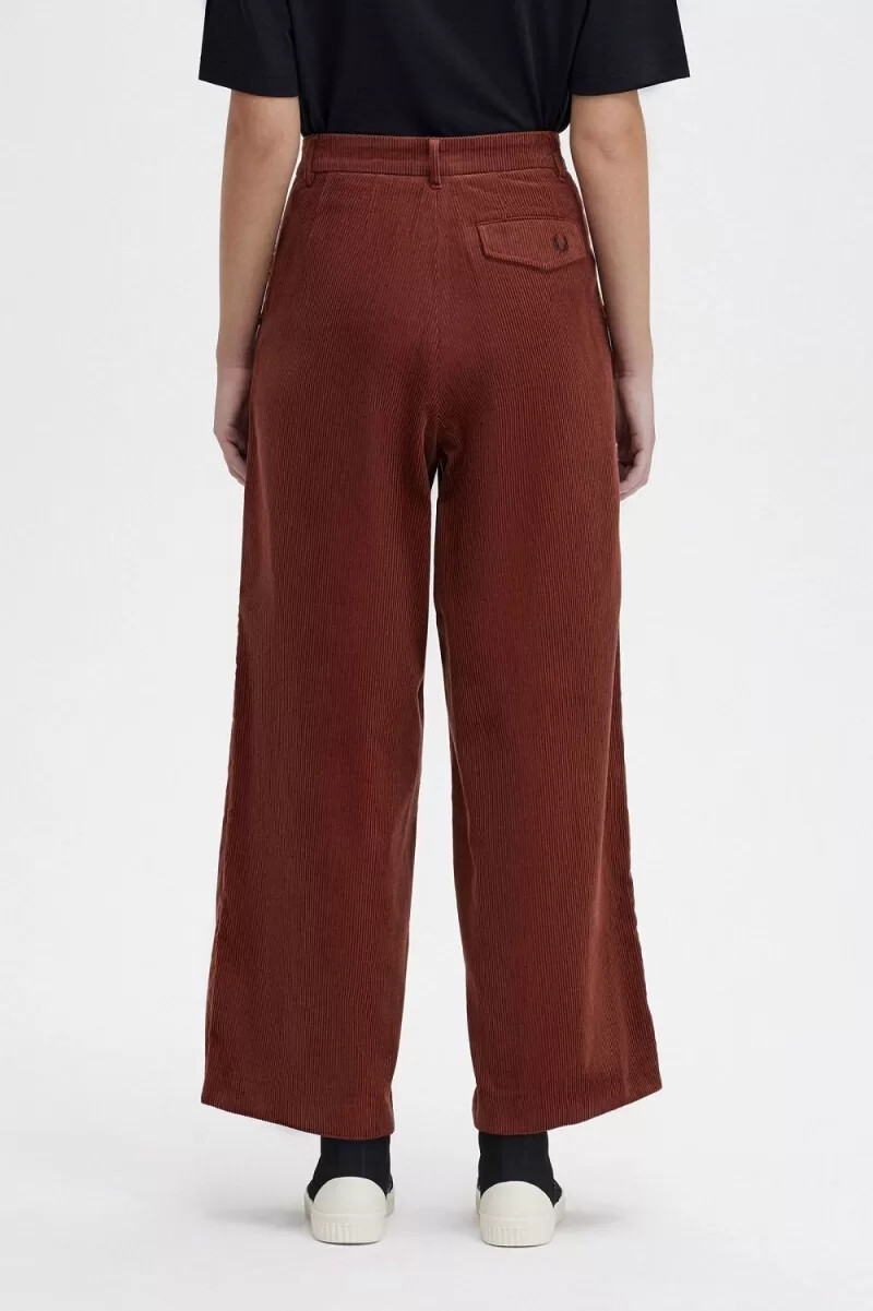 fred perry cordhose für damen whiskybraun
