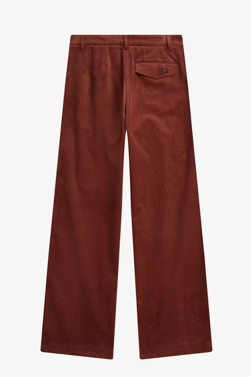 fred perry cordhose für damen whiskybraun