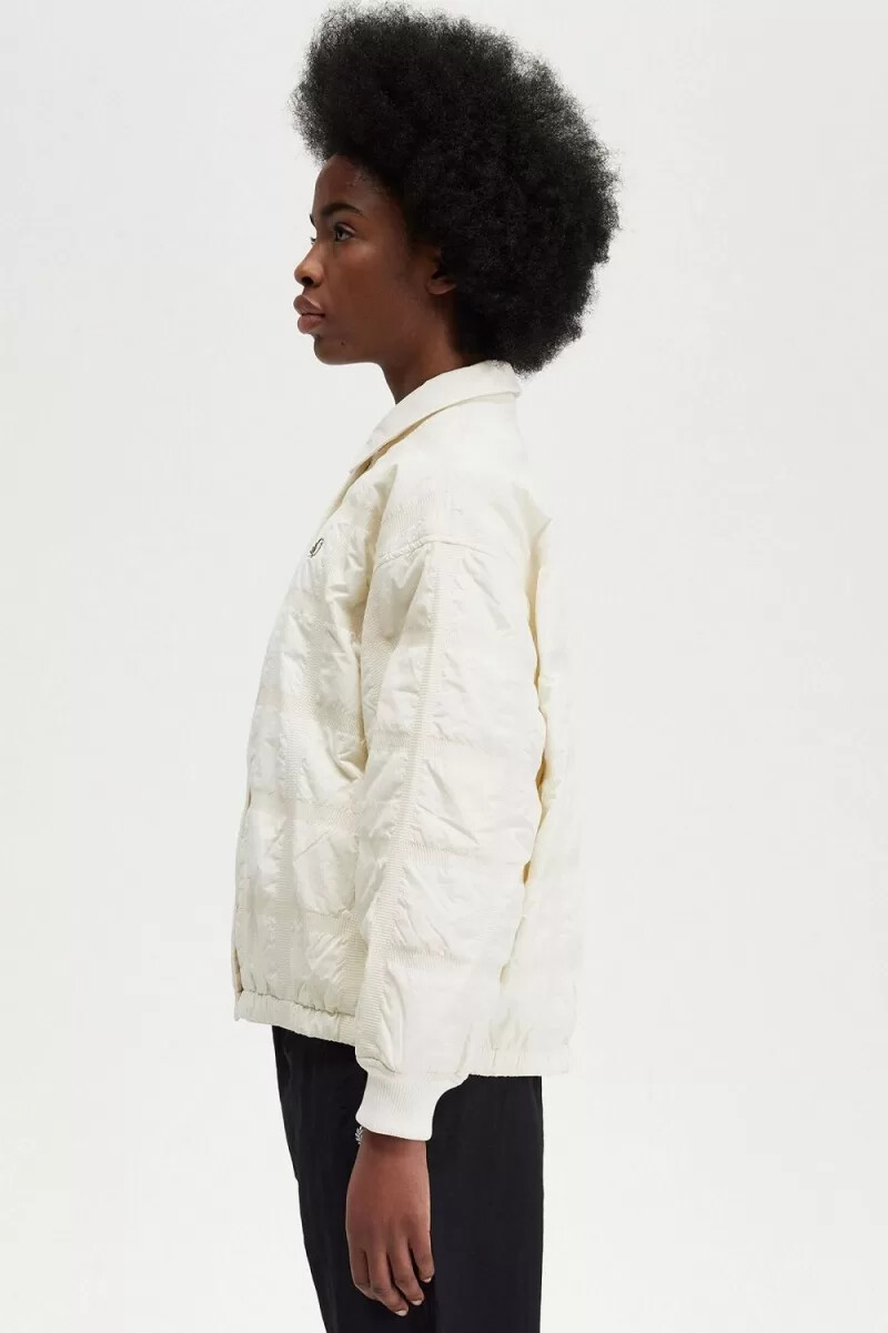 fred perry steppjacke für damen beige