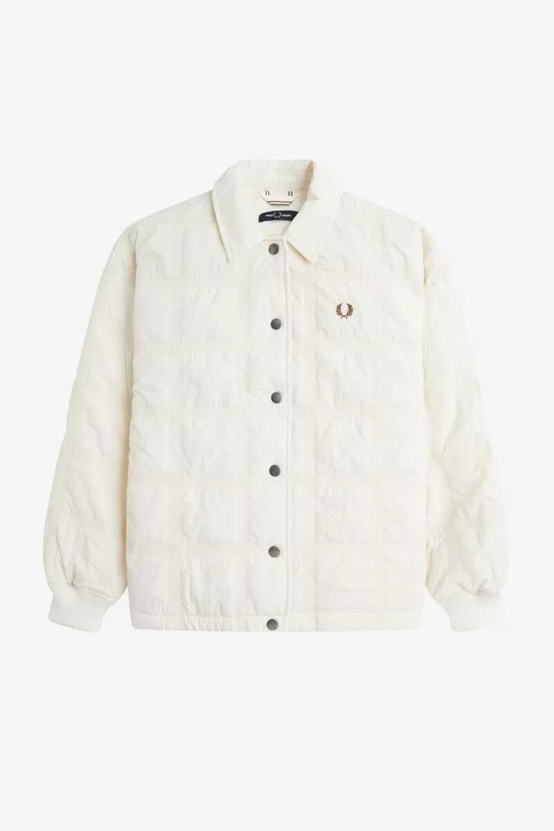 fred perry steppjacke für damen beige