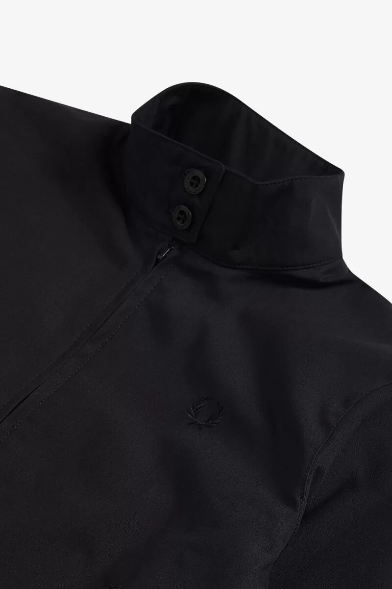 fred perry harrington damenjacken schwarz