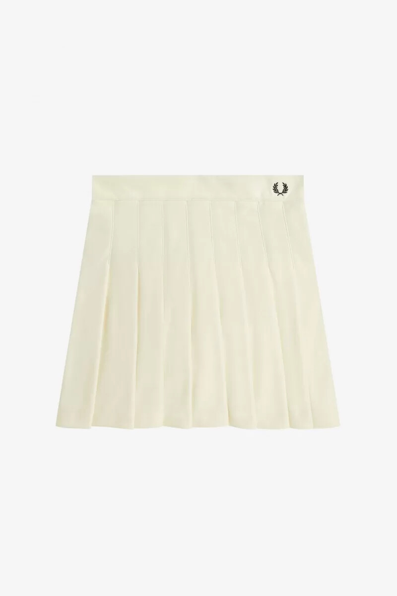 fred perry faltenrock für damen beige