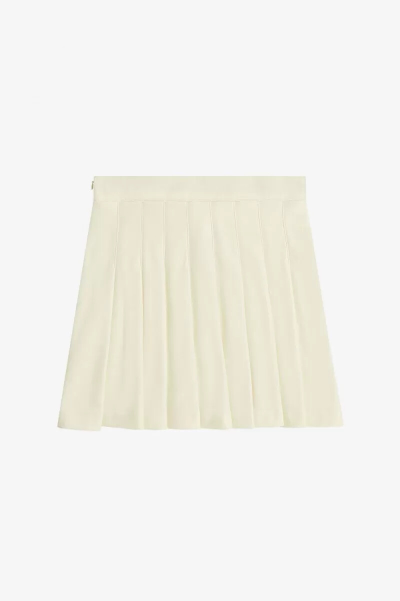 fred perry faltenrock für damen beige