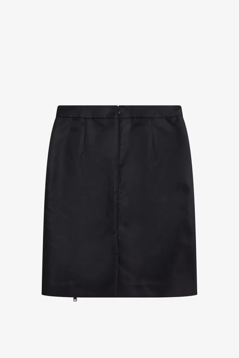fred perry damenröcke mit reißverschlussdetails schwarz