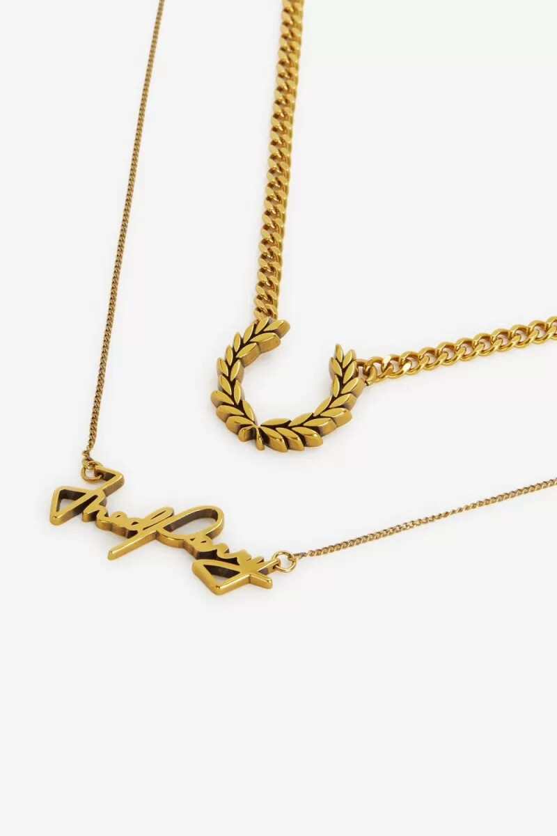 fred perry halskette damenschmuck gold