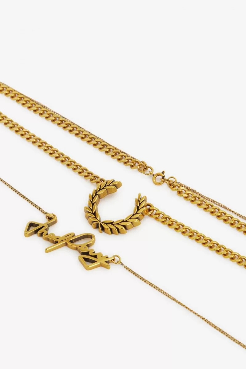fred perry halskette damenschmuck gold