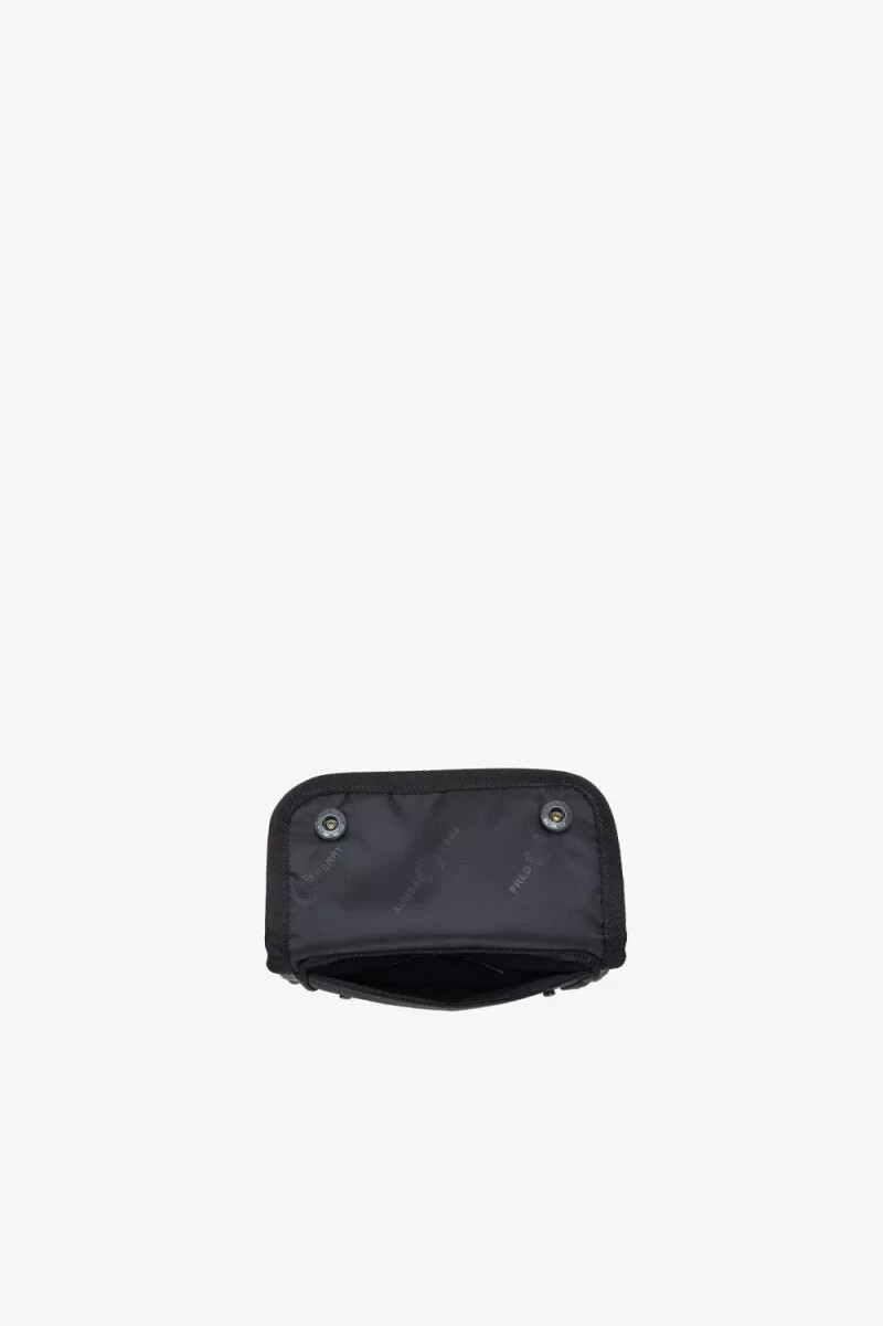 fred perry marken-damentaschen schwarz