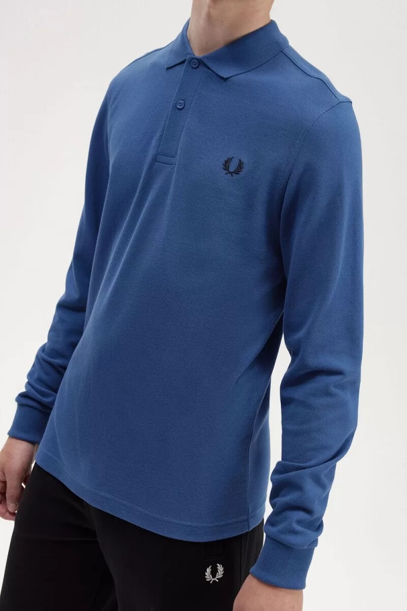 fred perry m6006 herrenhemd mitternachtsblau