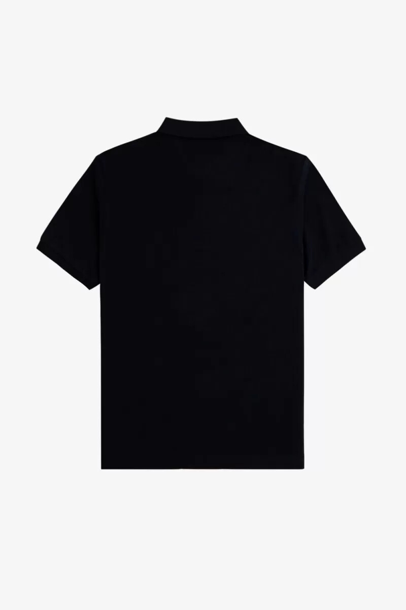 fred perry m6000 herrenhemd schwarz schneeweiß