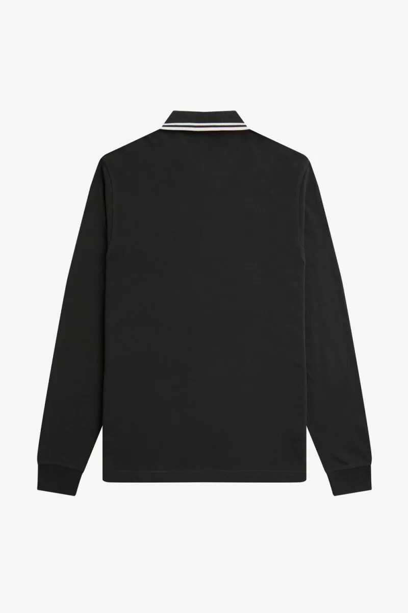 fred perry m3636 herrenhemd nachtgrün schneeweiß