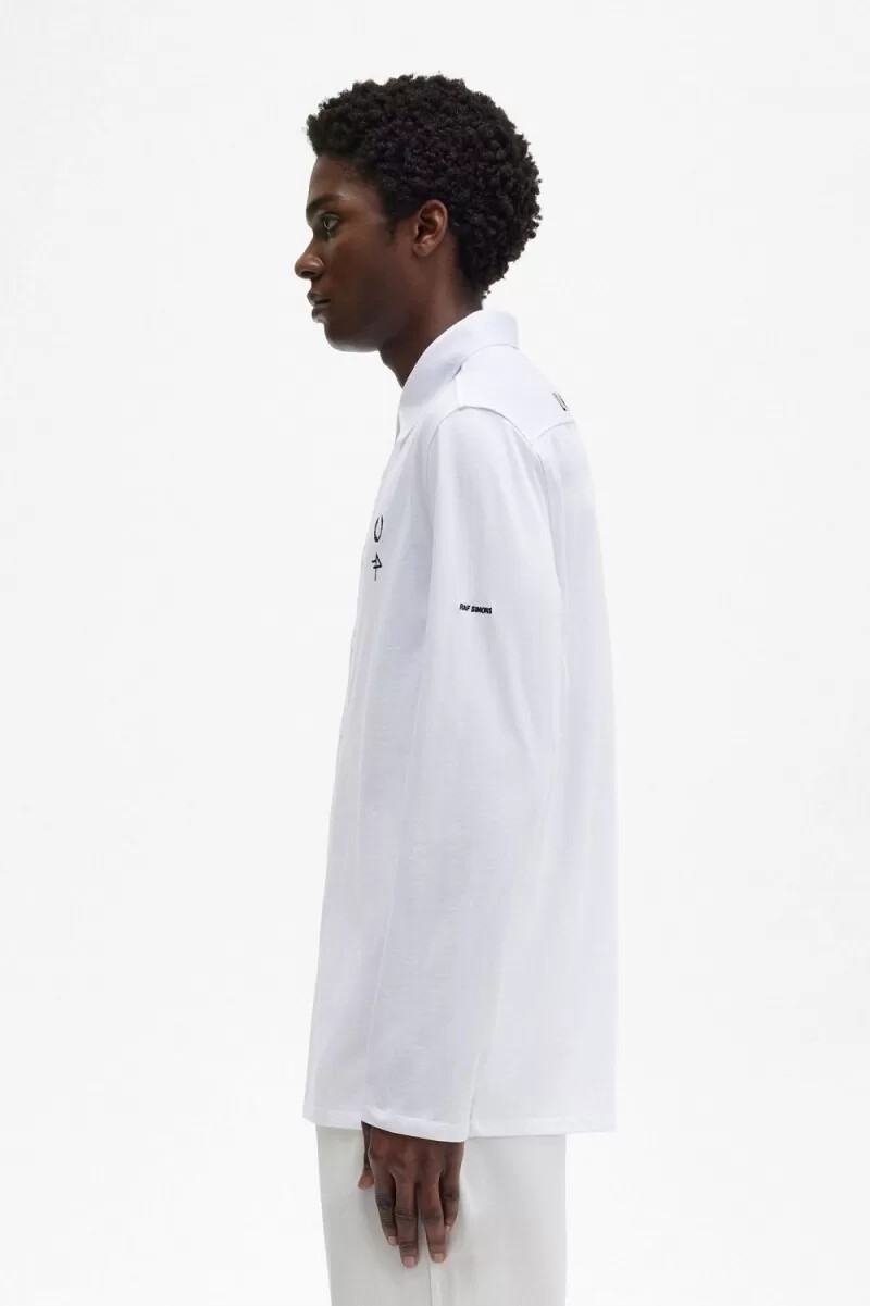 fred perry jersey herrenhemd weiß