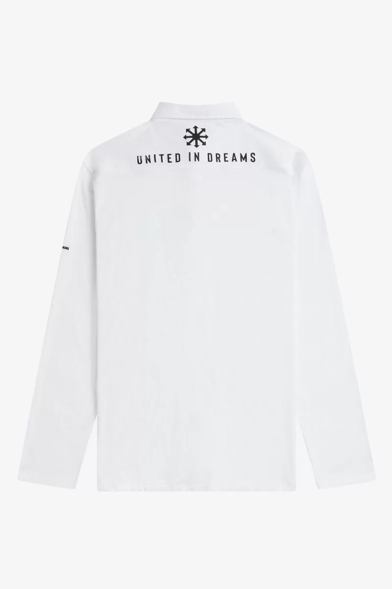 fred perry jersey herrenhemd weiß
