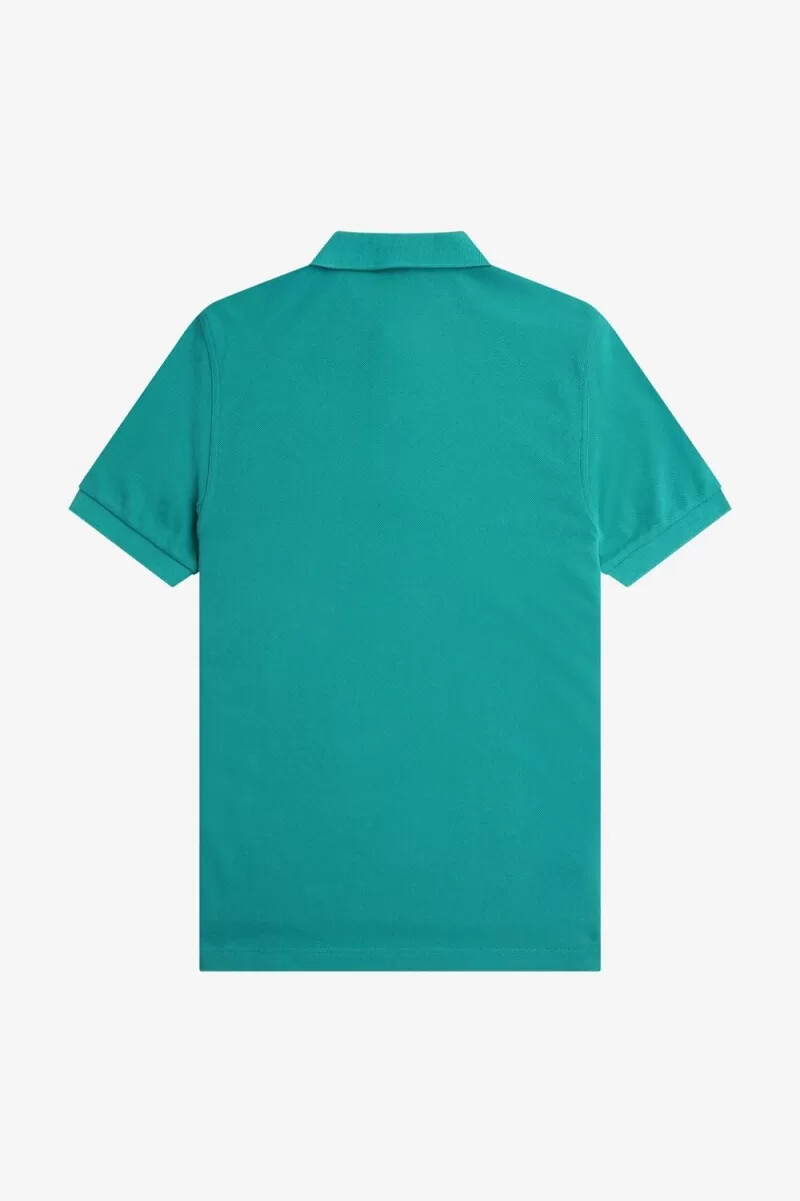 fred perry m6000 herrenhemd farbe tiefmint-whiskybraun