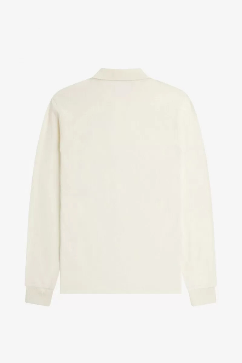 fred perry m6006 herrenhemd beige whisky braun