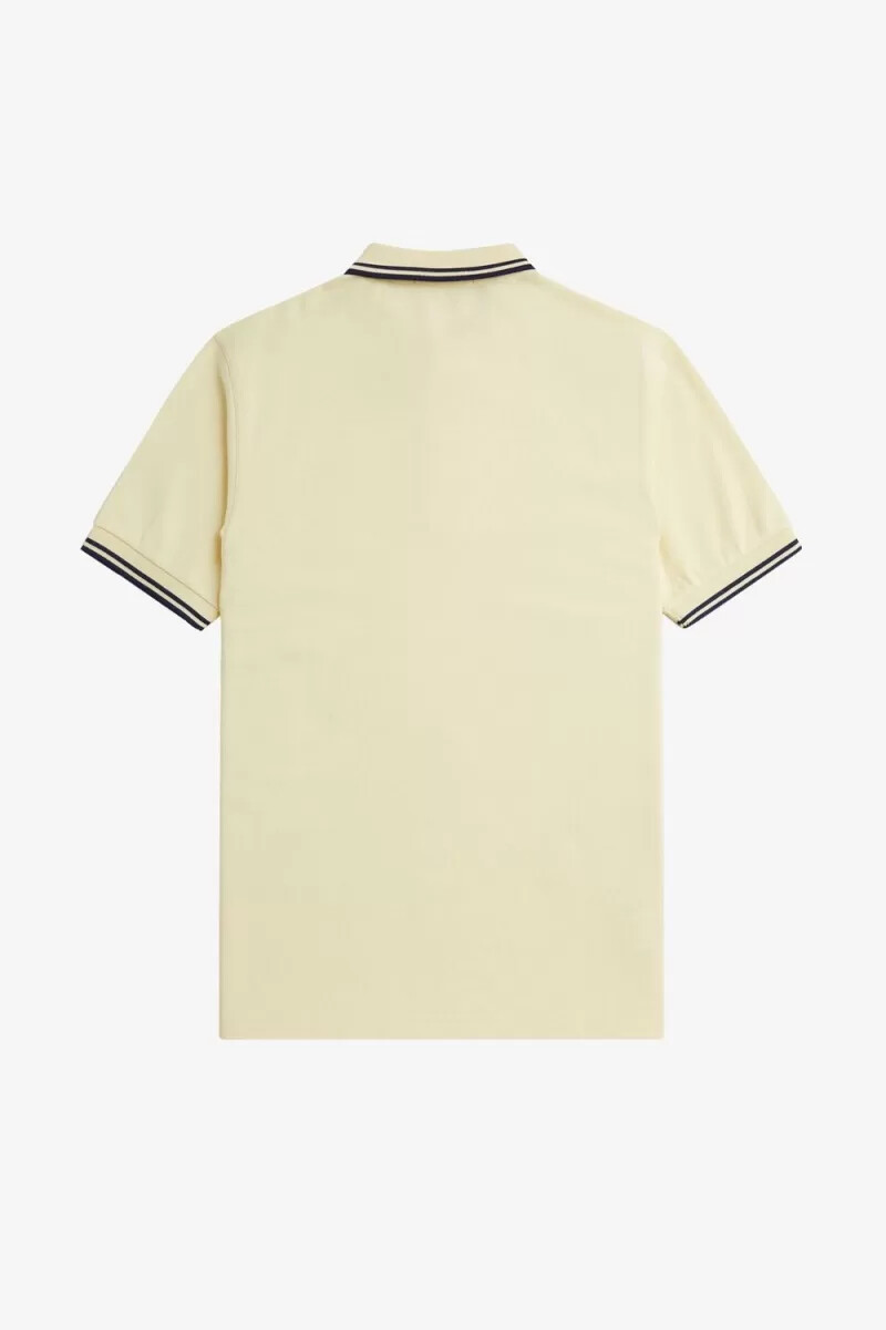 fred perry m3600 herrenhemd aqua cream french navy