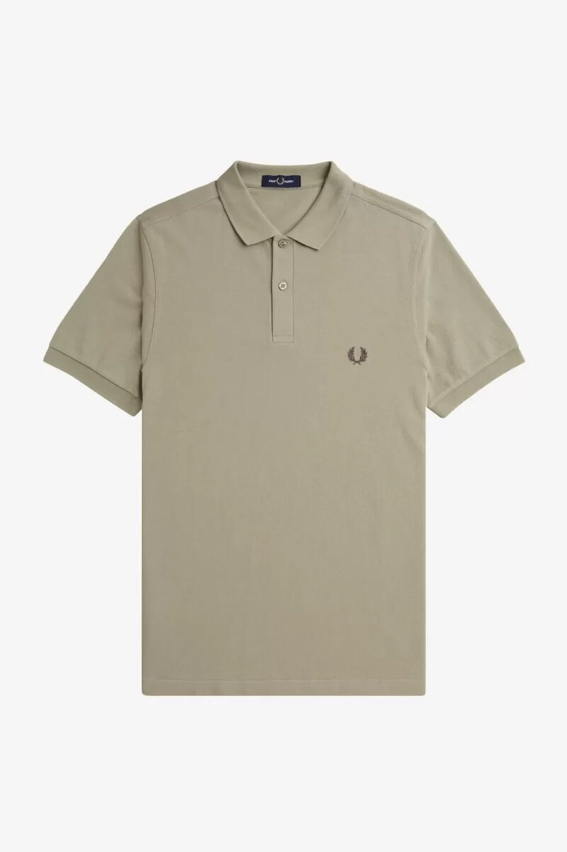 fred perry m6000 herrenhemd warmgrau dunkelrot