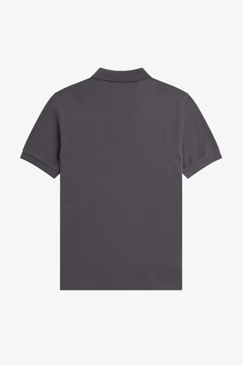 fred perry m6000 herrenhemd gunmetal schwarz