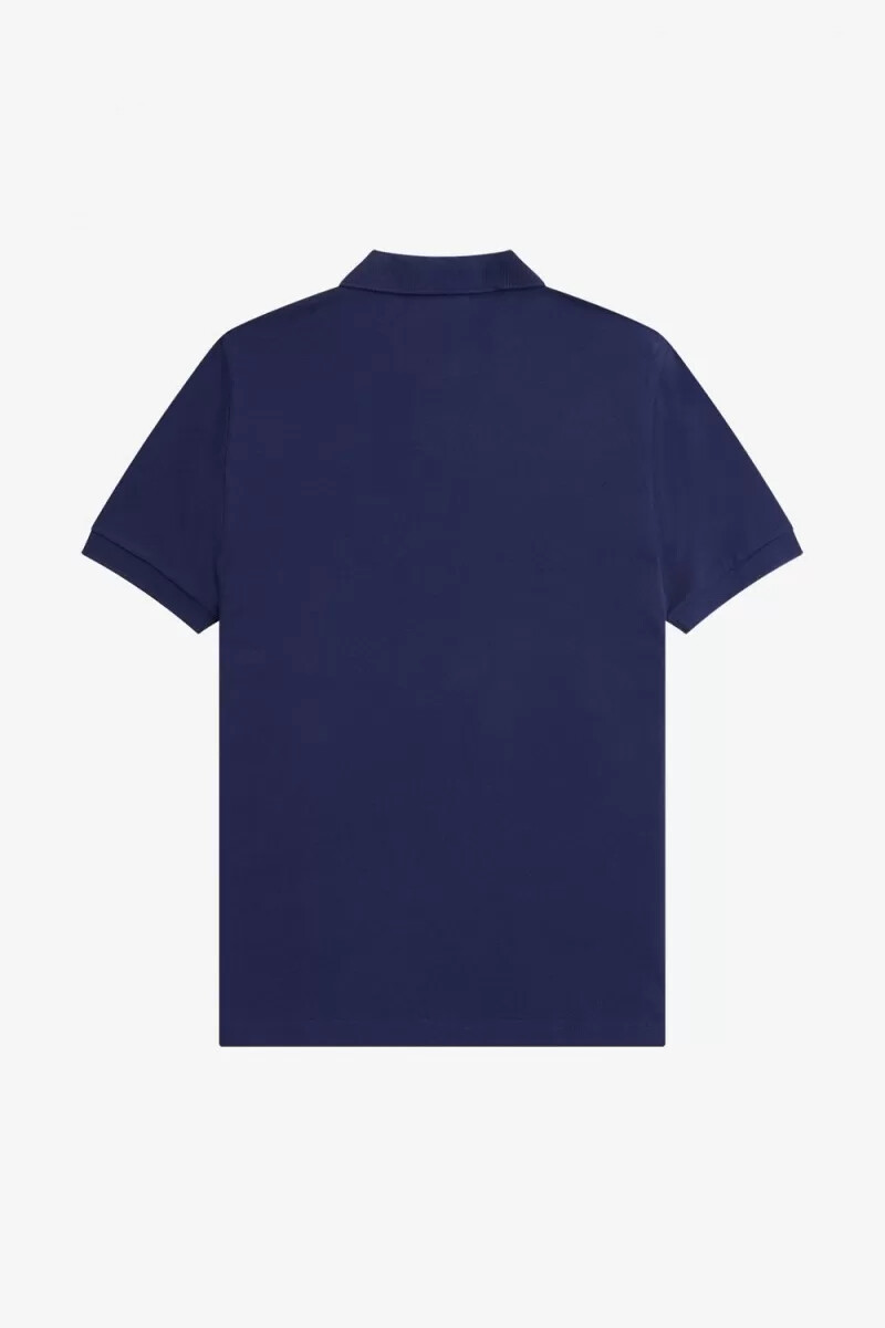 fred perry m6000 herrenhemd französischblau whiskybraun