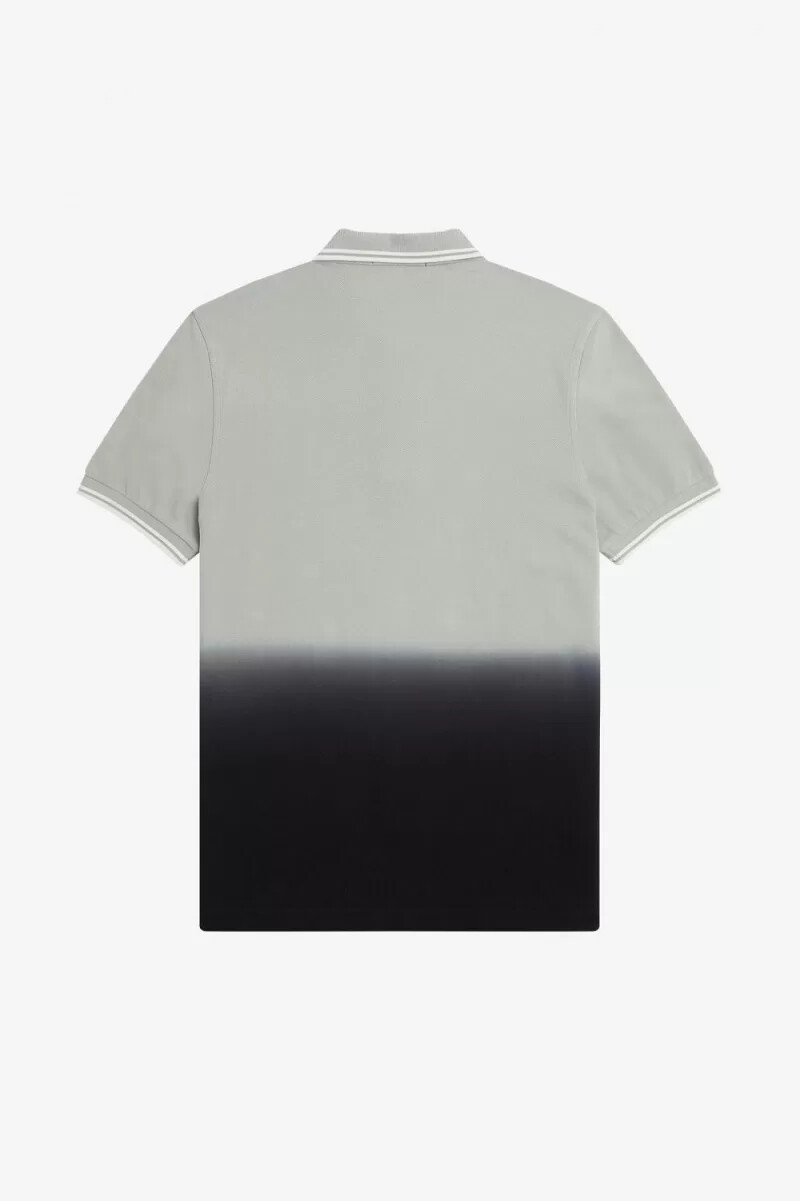 fred perry ombre herrenhemd grau