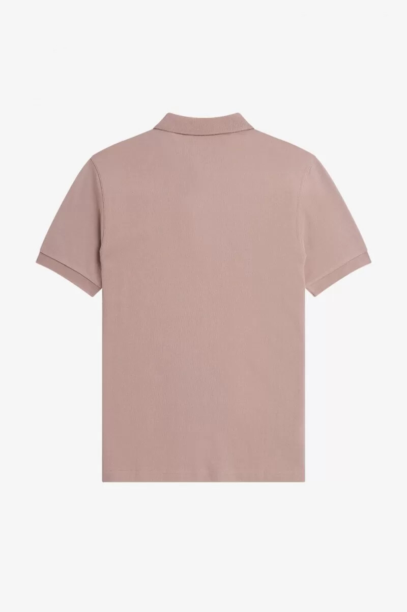 fred perry m6000 herrenhemd dunkelrosa gebrannter tabak