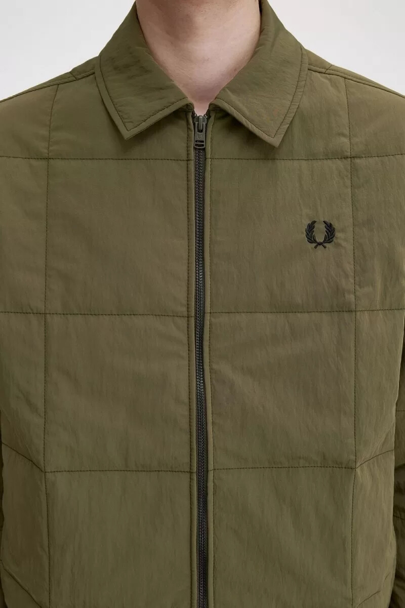 fred perry stepphemd für herren uniformgrün