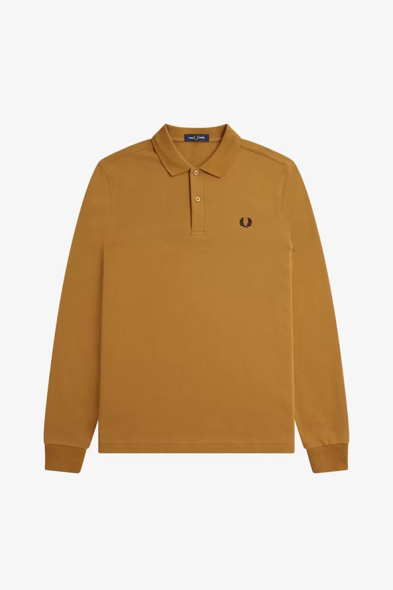 fred perry m6006 herrenhemd dunkelbraun schwarz