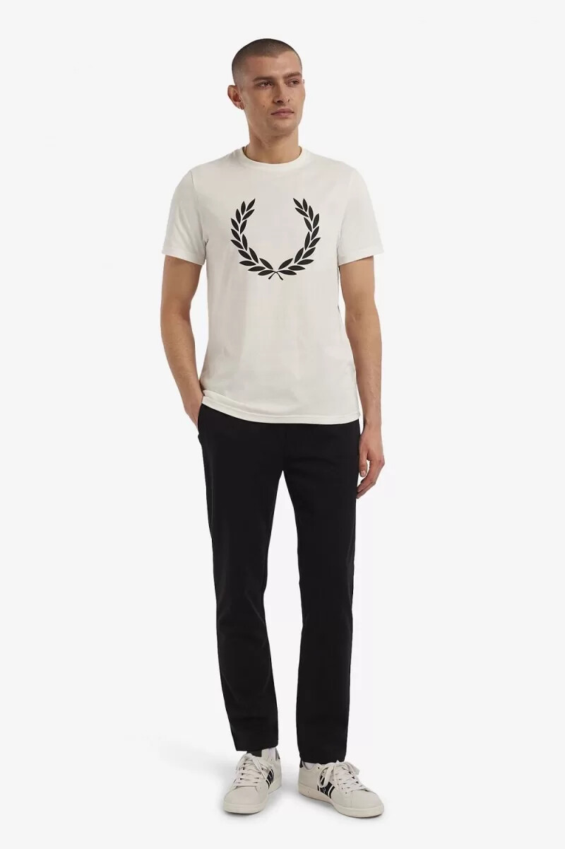 fred perry reverse tricot trainingshose für herren schwarz