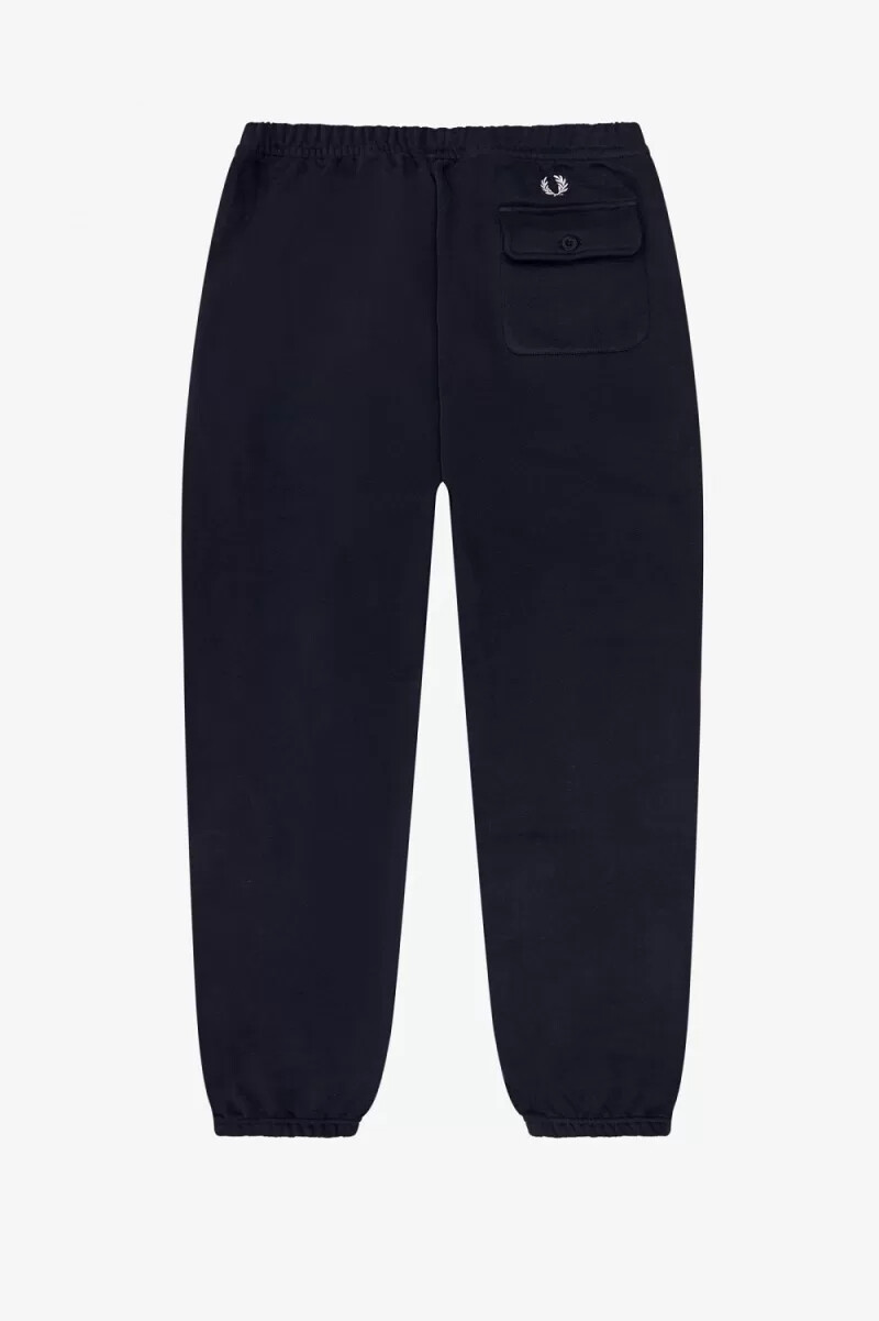 fred perry herren-sweatshirt mit taschendetails marineblau