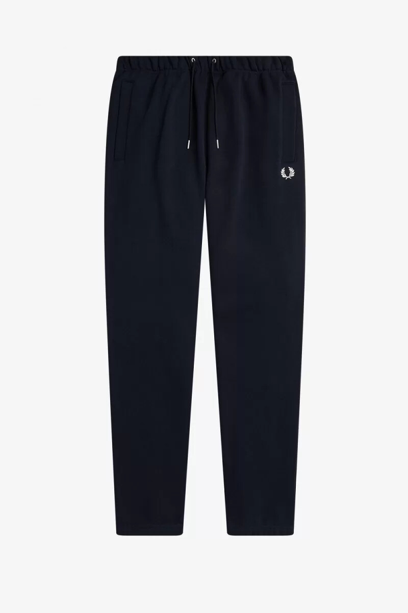 fred perry loopback sweat herrenhose marineblau