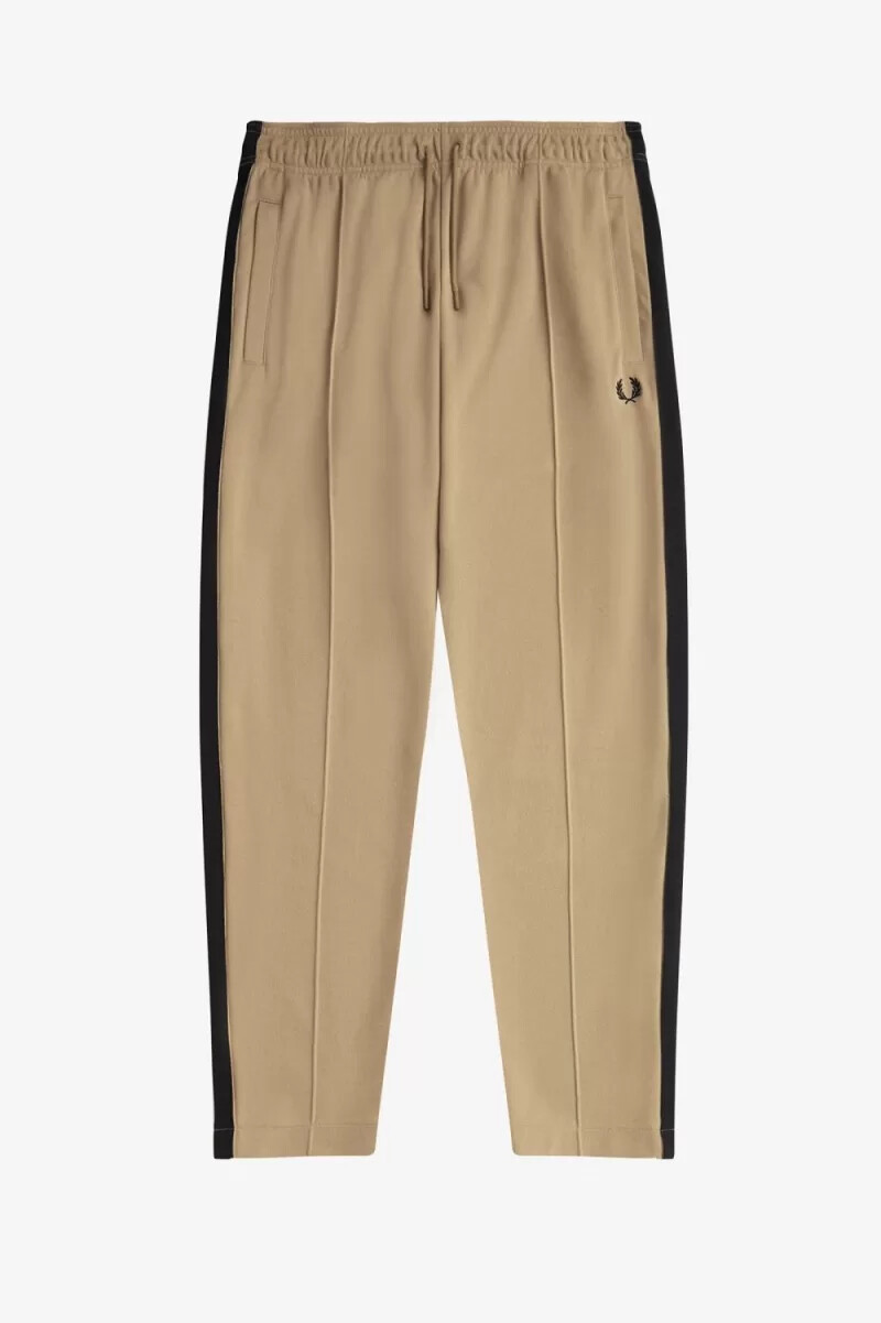 fred perry trainingshose mit tape-details für herren grün