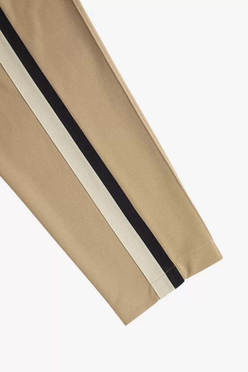 fred perry trainingshose mit tape-details für herren grün