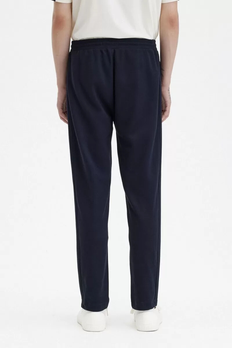 fred perry strick-trainingshose für herren marineblau