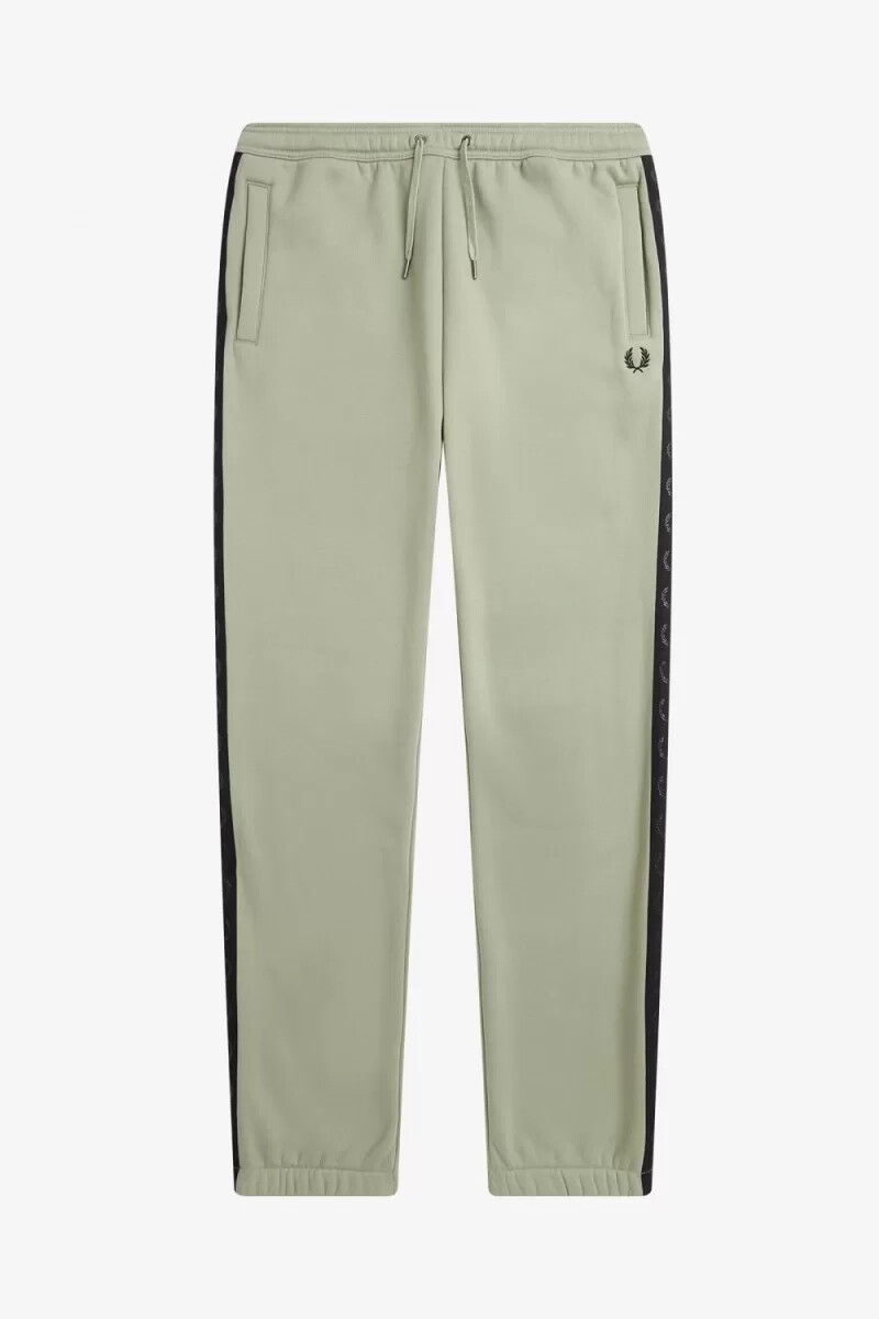 fred perry herren-sweatshirthose mit geprägtem band mint