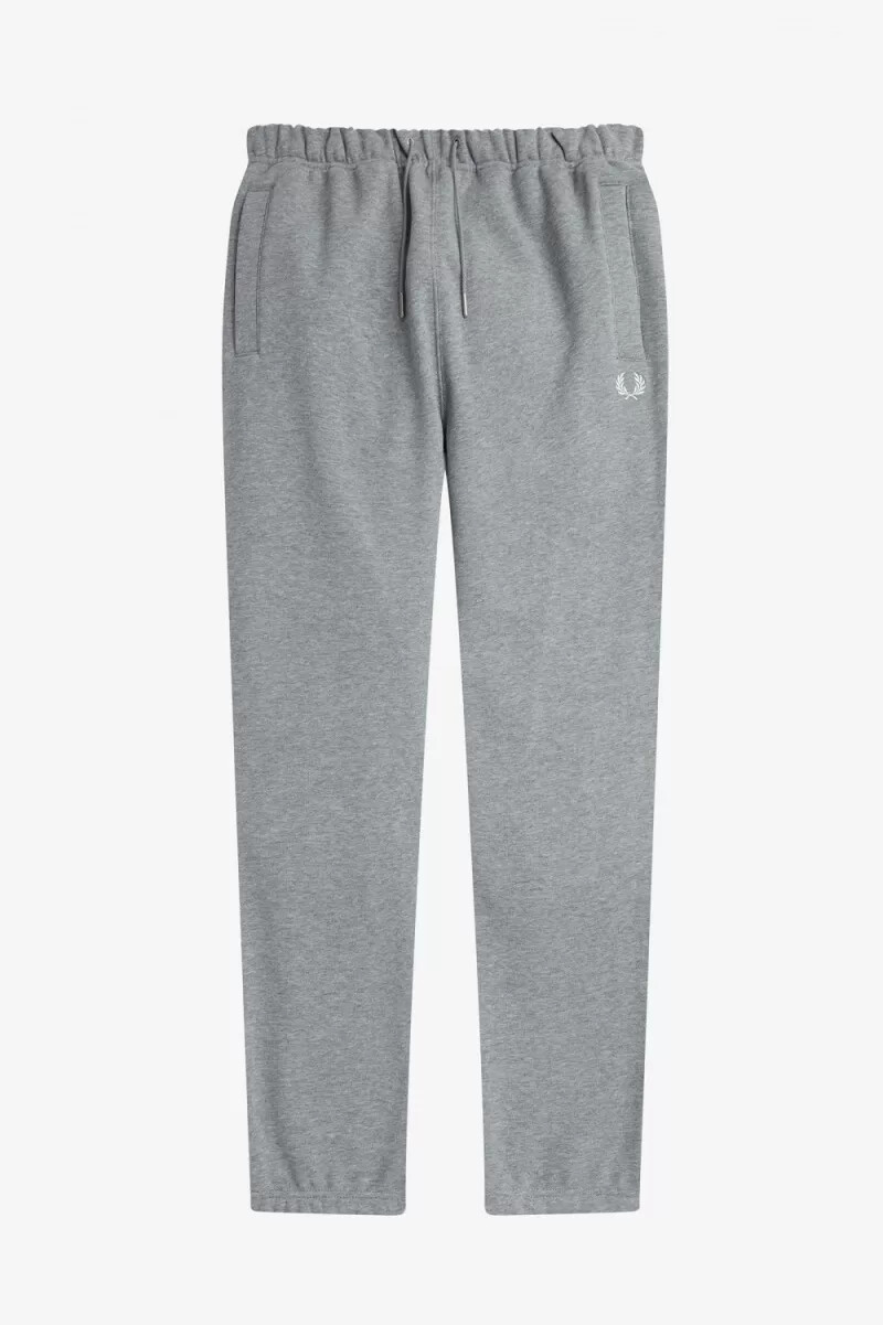 fred perry loopback sweat herrenhose grau