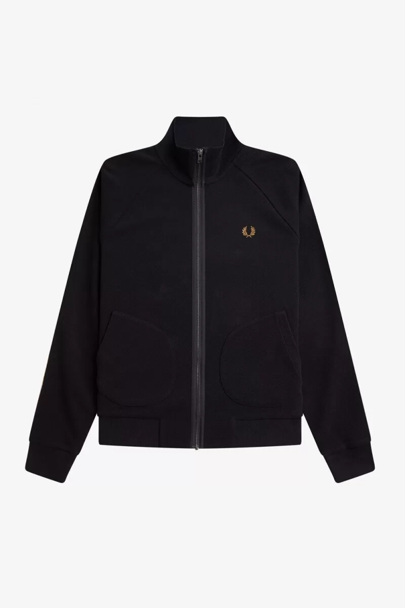 fred perry herrenjacken mit schachbrettmuster schwarz