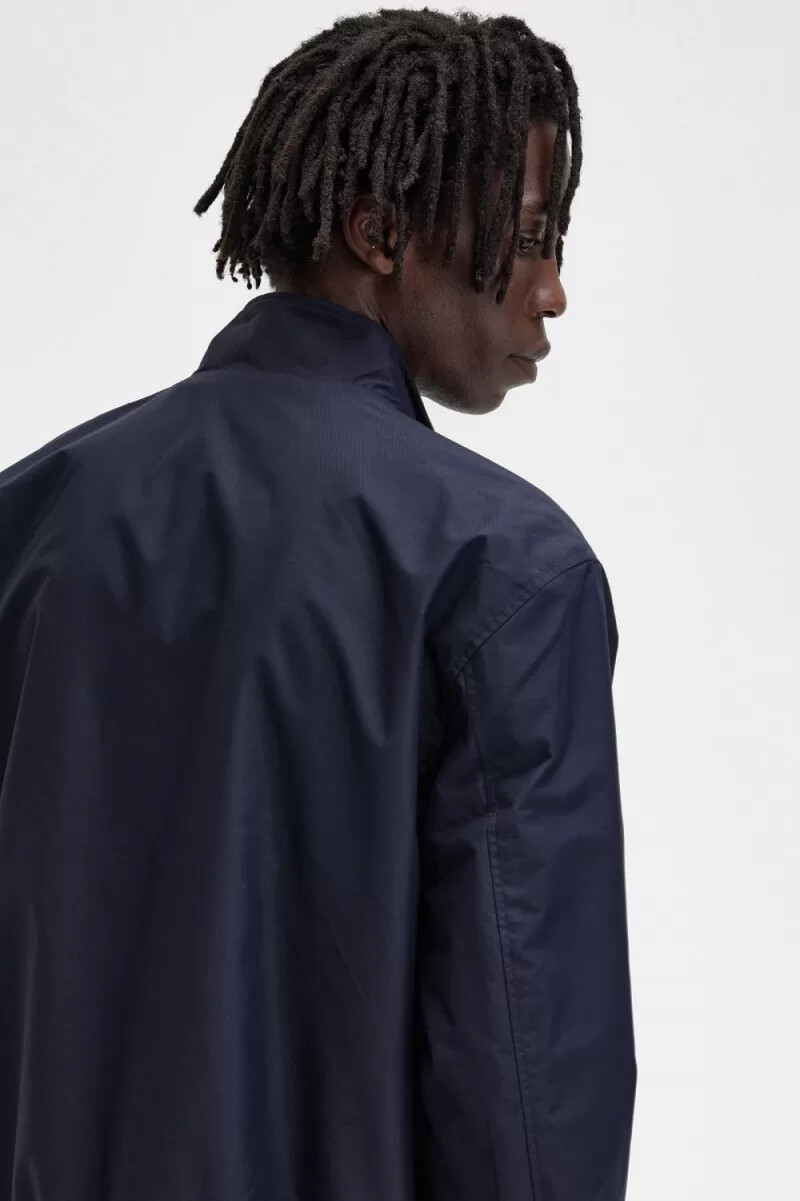 fred perry brentham herrenjacken marineblau