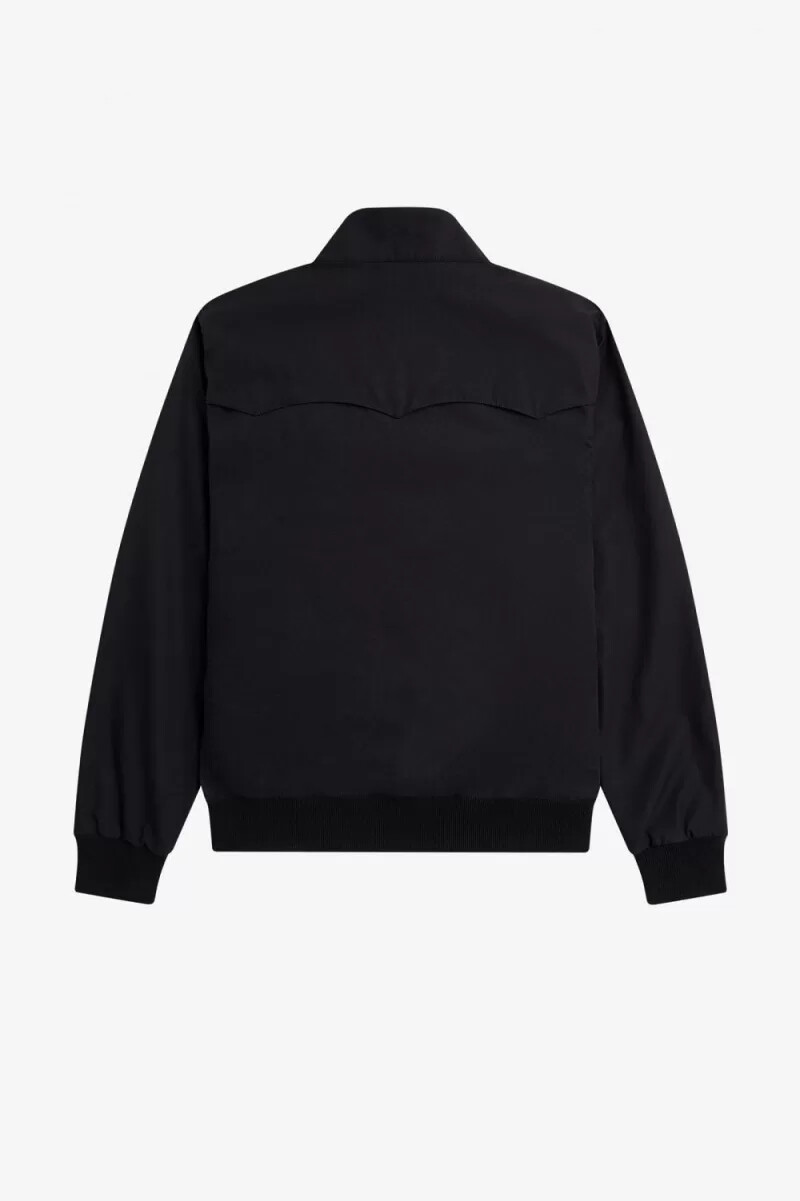 fred perry harrington herrenjacken schwarz