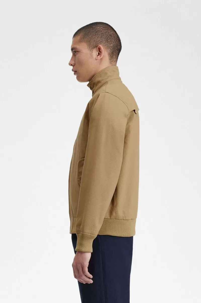 fred perry cord-harrington-herrenjacken grün