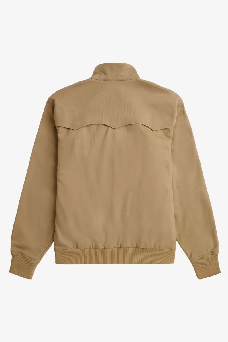 fred perry cord-harrington-herrenjacken grün