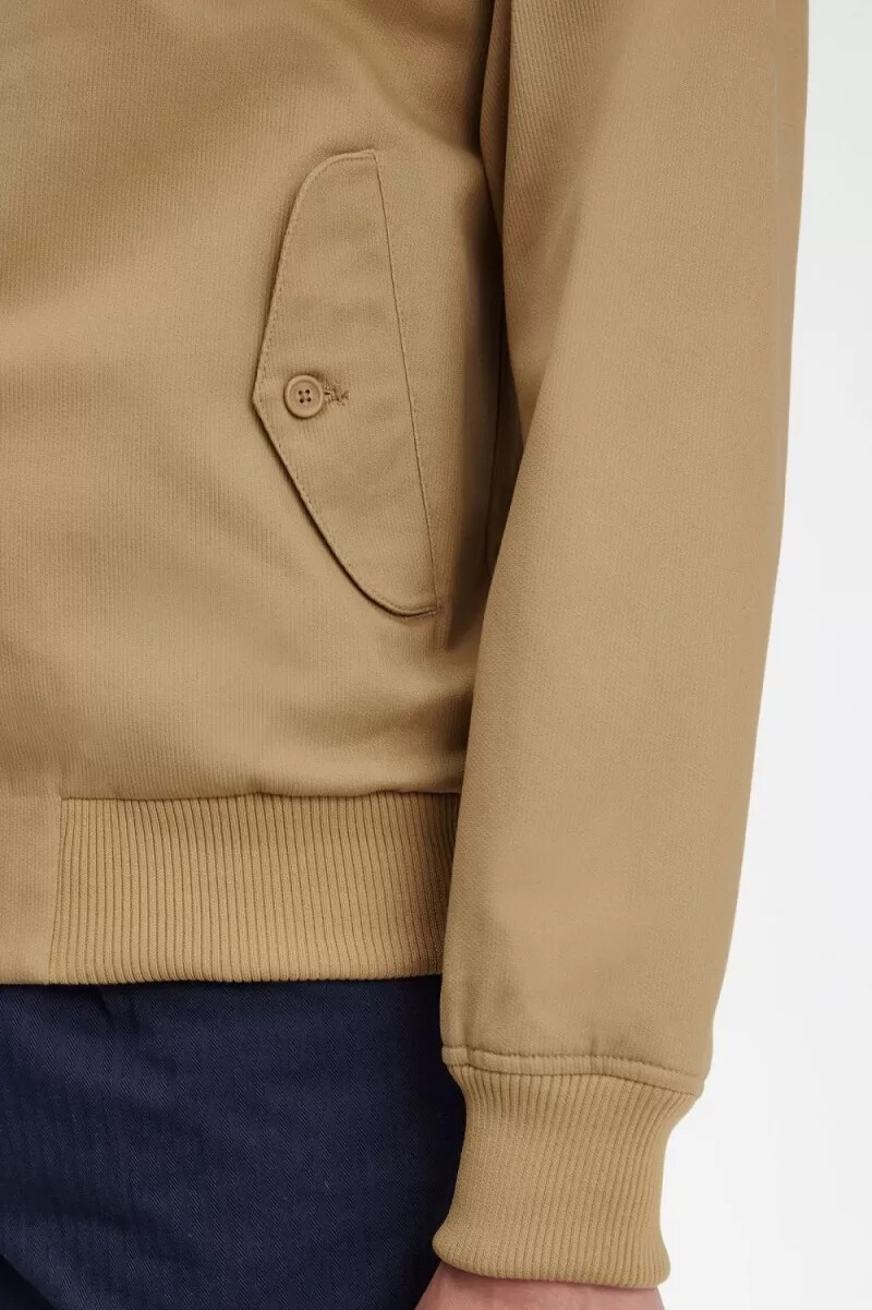 fred perry cord-harrington-herrenjacken grün