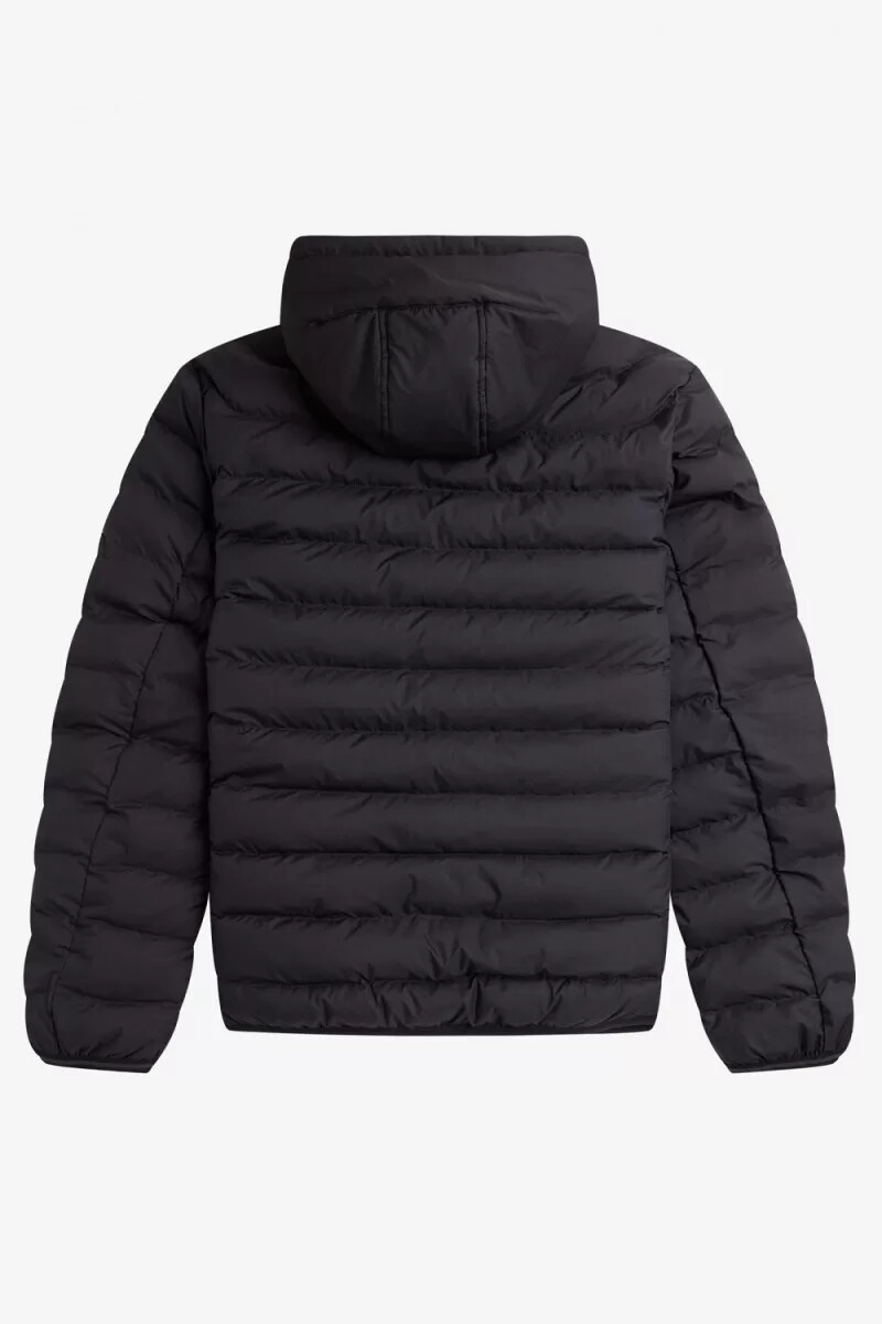 fred perry kapuzenjacke gefüttert herren schwarz