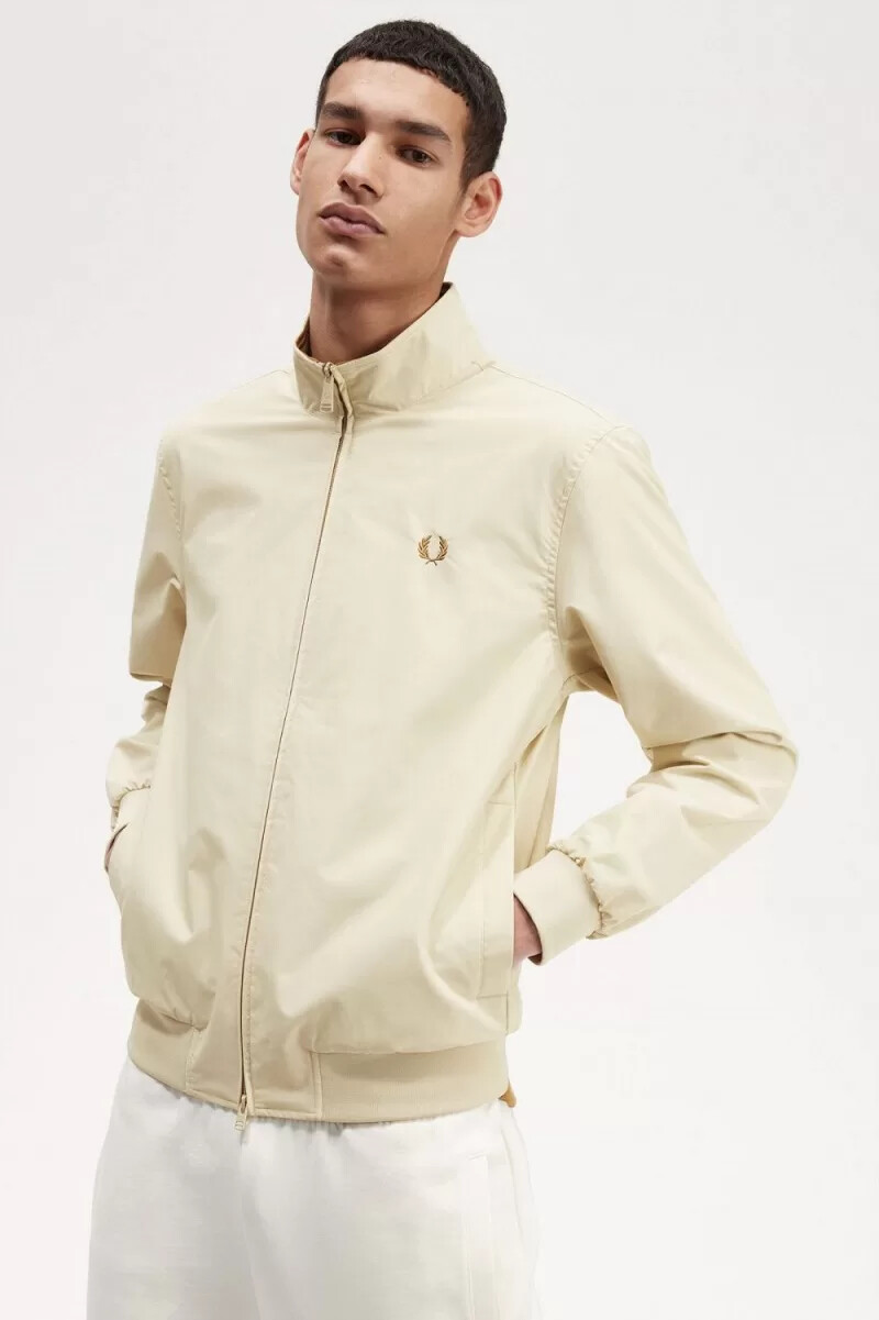 fred perry brentham herrenjacken farbe haferflocken