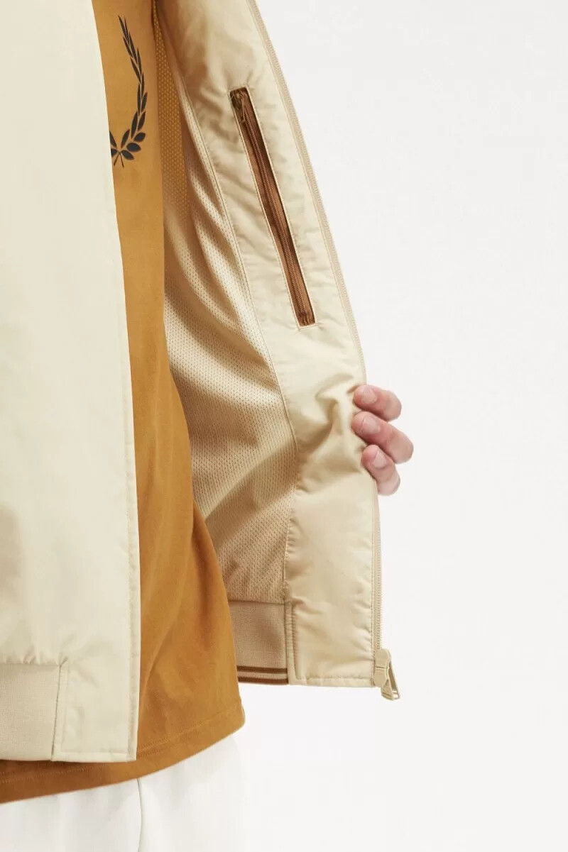 fred perry brentham herrenjacken farbe haferflocken