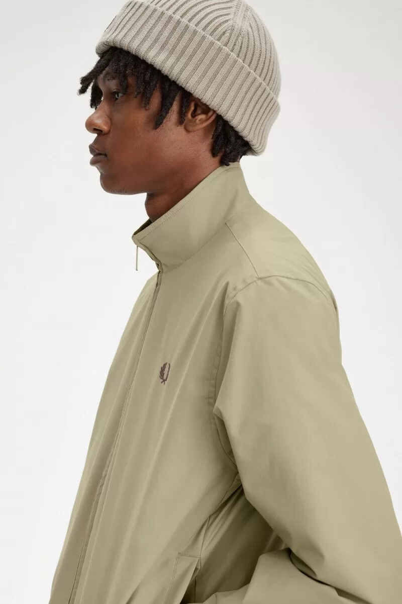 fred perry brentham herrenjacken warmgrau