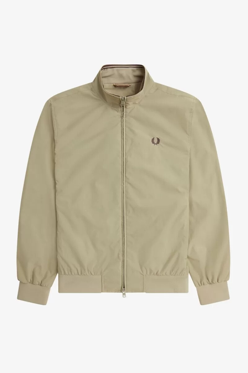 fred perry brentham herrenjacken warmgrau