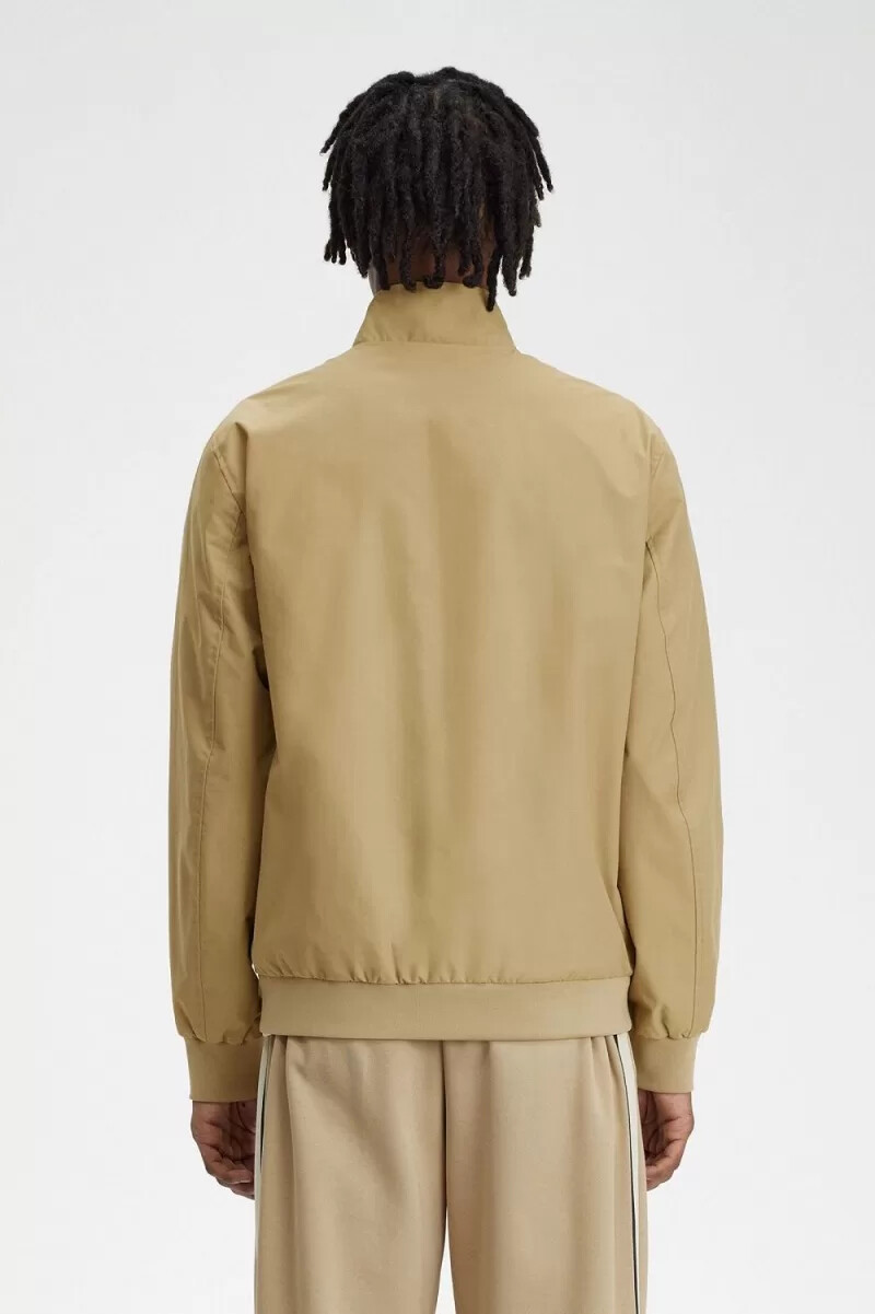 fred perry brentham herrenjacken grün